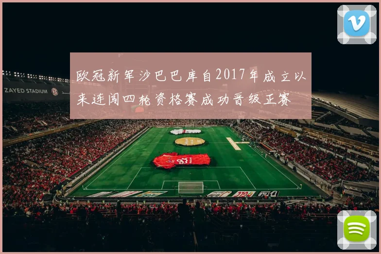 欧冠新军沙巴巴库自2017年成立以来连闯四轮资格赛成功晋级正赛